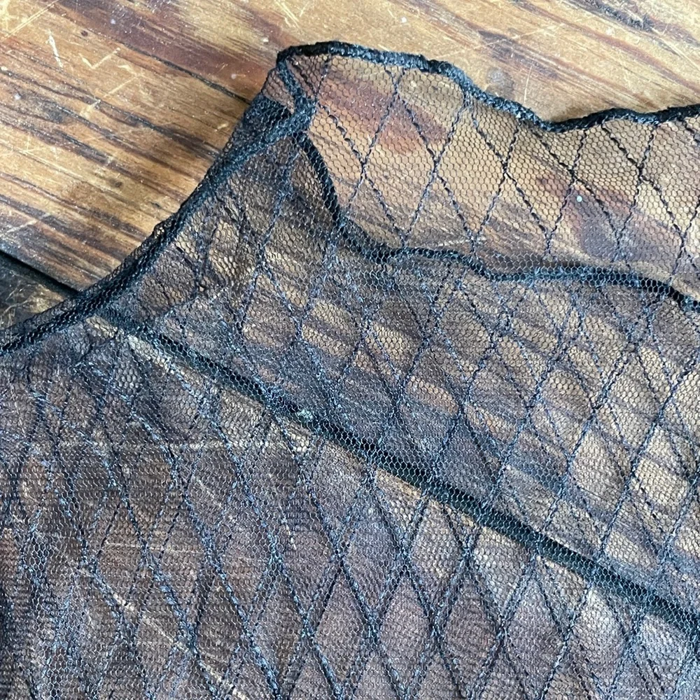 COPY - Sexy Black Mesh Top - Picture 5 of 6